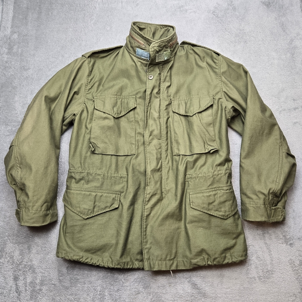 Vintage Vietnam OG-107 Cold Weather Field Coat Jacket M OD Green Medium Regular